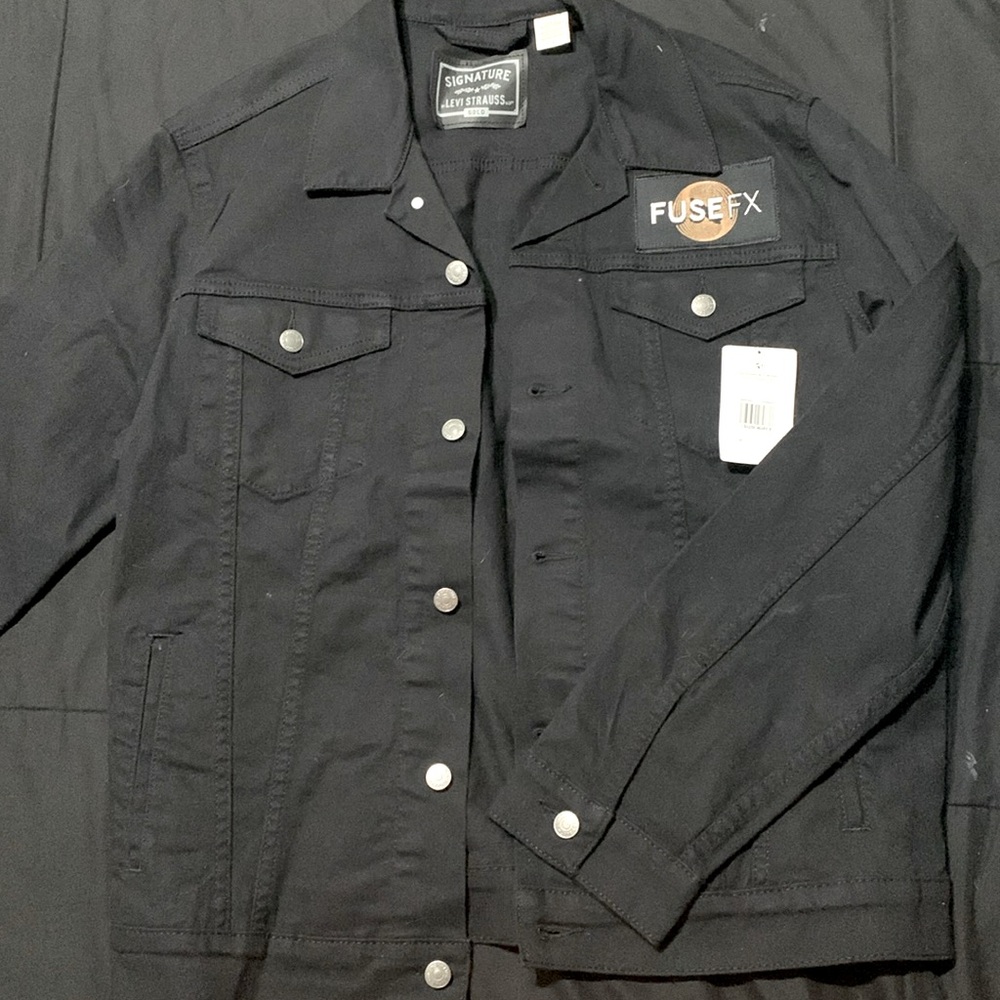 Black Levi Strauss Jean Jacket
